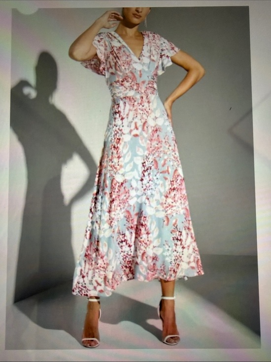 Adrianna Papell Dresses & Skirts - Adriana Papell Floral Midi Dress. Size 12. NWT